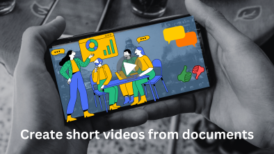 Create videos from documents blog banner